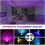 Star Projector Night Light, LED Galaxy Lamp with 21 Lighting Modes, Remote Control, Timer and Bluetooth for Kids and Adu 4