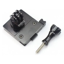 Aluminum Alloy Helmet Fixed Mount Buckle Adapter with Fixed M5 Thumb Screw for Hero 13 12 Action Camera
