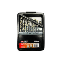 AWTOOLS METALBOR HSS-G SÆT 19 dele /1,0 - 10,0 mm/