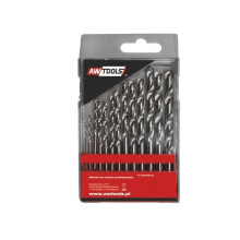 Metalliporanpelti - AWTOOLS - HSS-G - 13 kpl (Ø1,5–6,5 mm) - Karkaistu HSS-teräs - Sylinterimäinen varsi