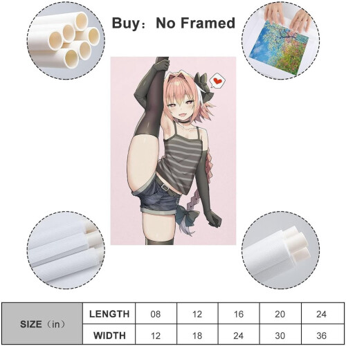 AVOI Anime Fate Astolfo Αφίσα Διακοσμητικές αφίσες τοίχου σε καμβά ζωγραφικής και εκτύπωση 1