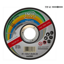 Escudo Universal - TECHNIFLEX - M415-125-1,6-22A46Rm - Metal, PVC, Hormigón - 125 x 1,6 mm