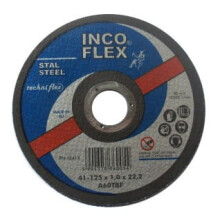 Disco abrasivo plano - TECHNIFLEX - T1A 230 mm - Espesor 2,0 mm - Agujero 22,2 mm - Vmax 12 250 rpm