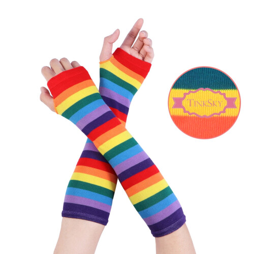 Minkissy Arm Sleeves Spandex Fingerless 1 Pair 1