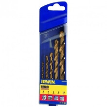 IRWIN FÉM TITÁN FÚRÓKÉSZLET 5 RÉSZES 4.0, 5.0, 6.0, 8.0, 10.0 mm