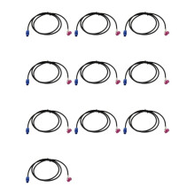 10X para B8 MQB MIB STD2 ZR NAV Discover Pro Cable de Pantalla de Radio Arnés de Cables 100CM