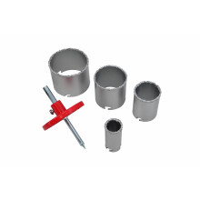 Lâminas de tungstênio - AWTOOLS - AWTOOLS - Conjunto de 6 peças - Tamanhos 33/53/68/83 mm - Vermelho