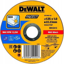 Disco de corte 1 pieza DEWALT DT43902-QZ 125 mm 1 ud(s)