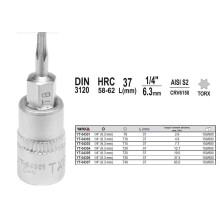 Cle torx - cle male etoile Yato - YT-04307 - CLÃ TORX YT 1/4 T40 x 37 mm