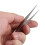 3X Pointe Fine Ton Argent Pincettes Droite Pointu 8