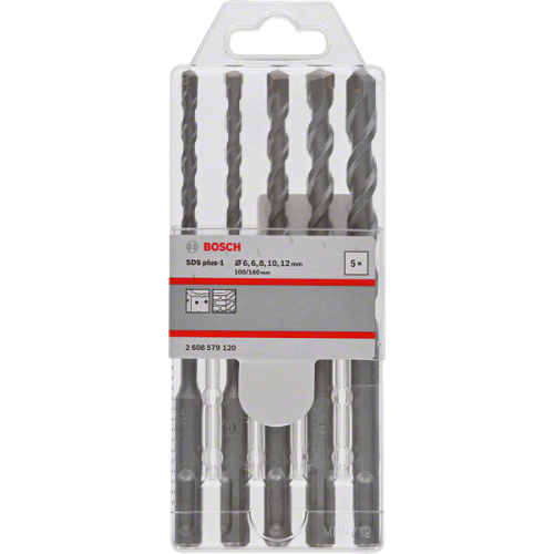 Bosch BOSCH BORNEHJUL SDS PLUS-1 SÆT 6/6/8/10/12