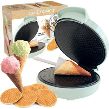 2-in-1 Waffeleisen und Waffelpresse, Eiswaffel- und Waffeleisen, Dessertbackgerät – das perfekte Geschenk