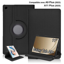360 drehbare, stoßfeste Hülle für Galaxy Tab A11 Plus / A9 Plus 11 Zoll Tablet, Schwarz