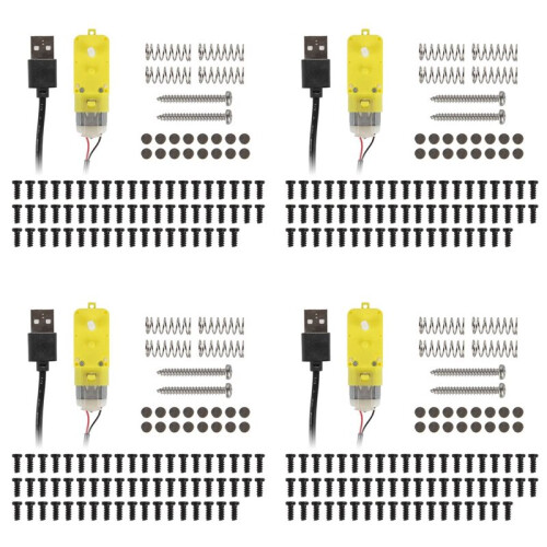 4X voor  Engine Model Components Kit MH005 Maker'S Supply DIY Model Speelgoed Geschenken 3D Printer Accessoires