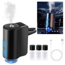 Intelligenter Ultraschall-Auto-Lufterfrischer mit 30 ml Duftöl, 3 intelligenten Modi, Ein-/Ausschaltfunktion und kompaktem Duftspender