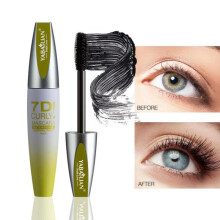 (Pink) 7D Extra-Volumizing Mascara Curl & Extreme Lengthening, Long-Lasting Waterproof Formula, Smudge-Proof Rich Black