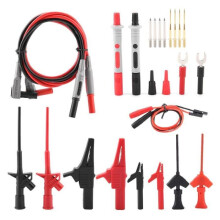 Multifunktions-Multimeter-Messleitungen-Set, 24 austauschbare Spitzen, robustes Kupferkabel, Präzisions-Testset