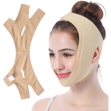 Stück V-förmiger Gesichtsgurt, schmerzfreier Gesichtslifting-Verband, straffende und liftende Unterstützung für den täglichen Gebrauch