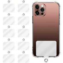 10er-Pack Handy-Lanyard-Befestigungspatches mit D-Ring, Handy-Anhängerhalter für Mobiltelefone