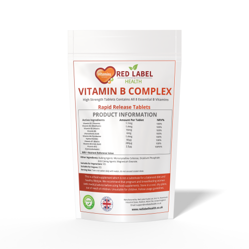 Vitamin B Complex 360 Tablets High Strength B1 B2 B3 B5 B6 B12 Biotin 1