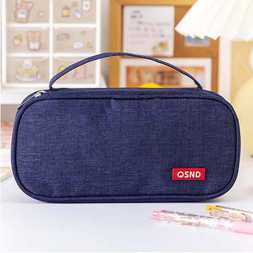 Portable double-layer pencil case Oxford cloth 1 piece