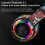 Kyursd gaming headset wireless Bluetooth LED iOS Android 5