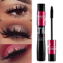 (Black) Black Mascara Lengthening Eyelash Natural Curling Waterproof and Durable Eye Makeup