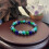Stone bracelet for good luck and wealth, handmade 5