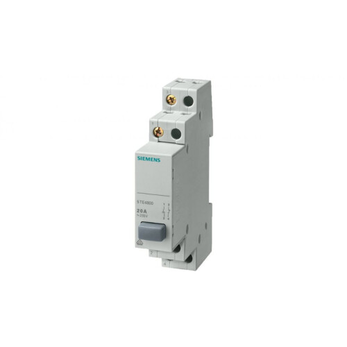 Siemens Modulær trykknap 20A 1Z 1R grå monostabil 5TE4800
