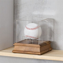 Vitrine de Softball, Support D'Affichage en Plastique,  D'Affichage Transparent, Vitrine de Baseball, Boîte en Acrylique Protégée