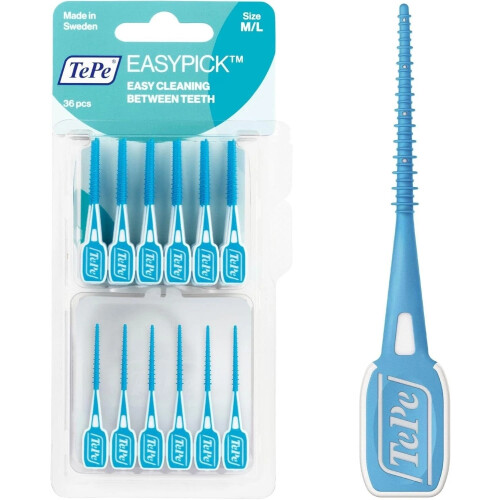 Tepe TePe EasyPick Toothpicks, Blue, ISO M-L, 36pcs