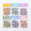 Scrapbook Stickers Shell Light Butterfly PET 180pcs 7