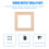 Wood Outlet Cover Wall Plate 1 Piece 2