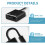 Mizh USB C hovedtelefonadapter USB Type-c til hovedtelefon og opladeradaptertilbehør 6