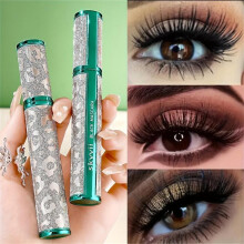 (Matches the image, 1pc) Galaxy Volumizing Mascara Intense Black Curl Enhancing Lengthening Lash Formula Long-Wearing Waterproof Smudge-Free