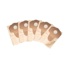 Paquete de 5 bolsas de papel para aspiradoras, 20 L, repuesto compatible, filtración duradera y fiable.