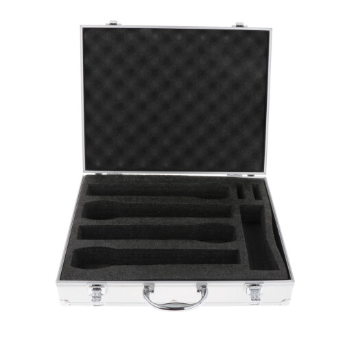 Microphone Carry Case Hard Shell Aluminum 4-Pack 1