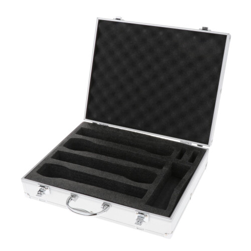 Microphone Carry Case Hard Shell Aluminum 4-Pack 2