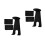 Raindrops Bike Wall Hanger Rack 2 Sets 8