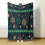 Kerstflanellen plaid met digitale print 7