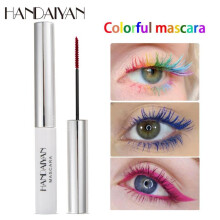 (Matches the image, 08) 3D Coloured Eyelash Mascara Waterproof Black White Purple Blue Volume Green Red Brown Makeup Cosmetics