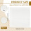 White Square Plastic Mesh Canvas Sheets 12x12 Inches 6 Pack 2