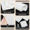 White Square Plastic Mesh Canvas Sheets 12x12 Inches 6 Pack 4