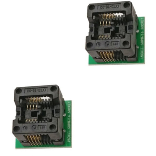 2pcs SOP8 to DIP8 IC Socket 150mil SOP8 Programmer Adapter Socket Converter Module 2
