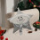 Almofada decorativa de algodão com boneco de neve, 40x40 cm (16x16 polegadas). 4