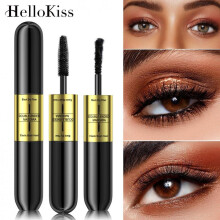 (Matches the image, 2in1) Double-ended 2-in-1 Fiber Extension Mascara Waterproof Long Curling No Smudging for Women