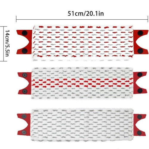 5 Pack Microfiber Replacement Mop Pads for XL Flat Mop, Machine Washable, Highly Absorbent Cleaning Pads 1