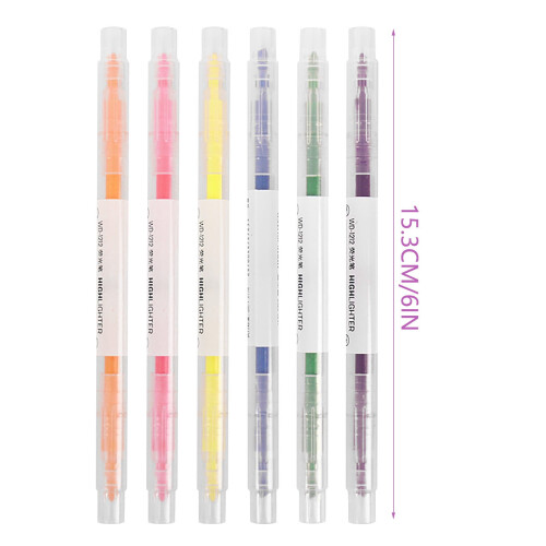 Double-headed highlighter pen candy color 10ml 1