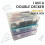 Large Capacity Double-Layer Transparent Pencil Case 1 Piece 4