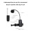 3X Violin Wireless Microphone Musical Instrument Microphone Stage Performance Audio Receiver and Transmitter Short Clip 4